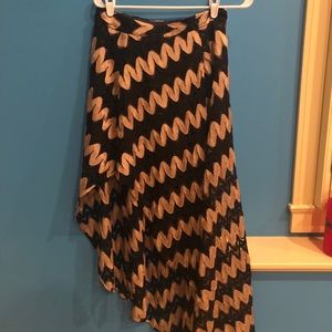 Zara high low skirt